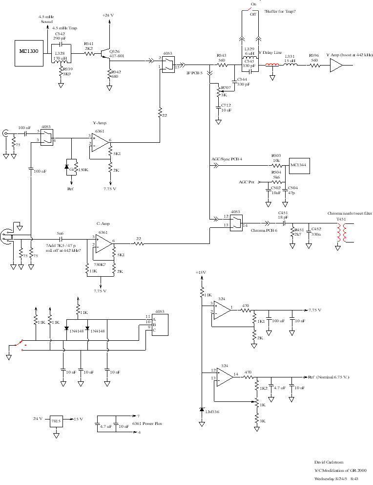GR-2000 Modification Schematic